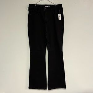 Black flare jeans